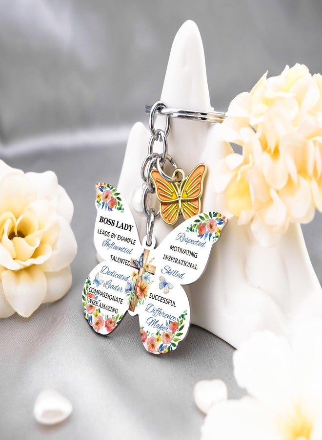 MOEXUKO Boss Lady Gifts for Women Best Boss Gifts for Women Work White Elephant Gift Ideas Bosses Keychain Thank You Gift for Bosses Leader Birthday Thanksgiving Christmas White Elephant 2025 - Image 4